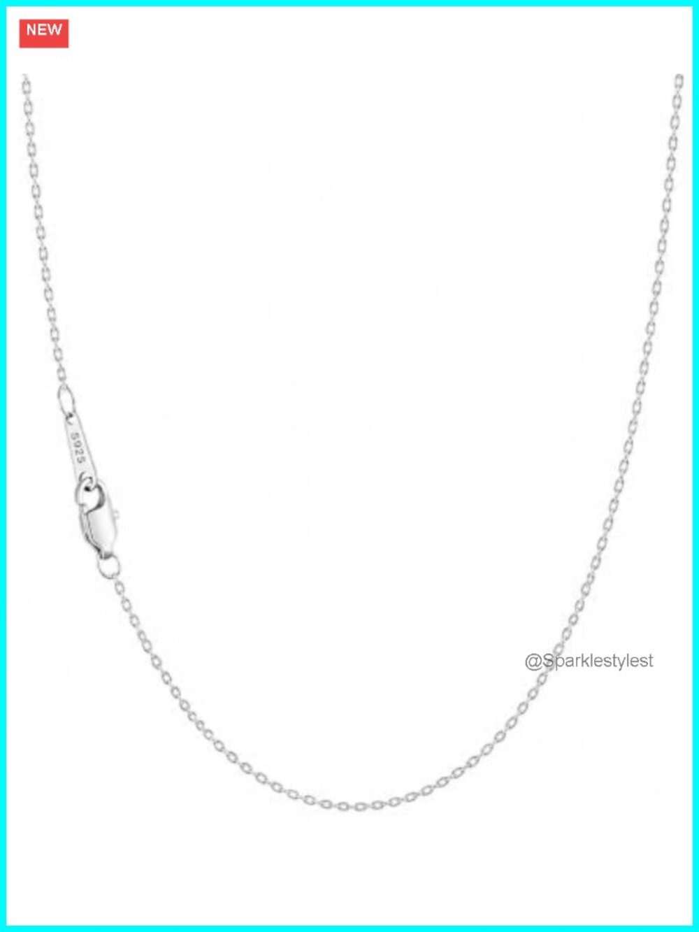 18k Gold Plated 925 Sterling Silver Chain Necklace Women